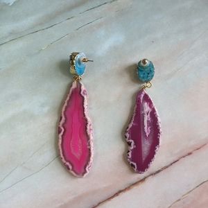 Geode Druzy Earrings